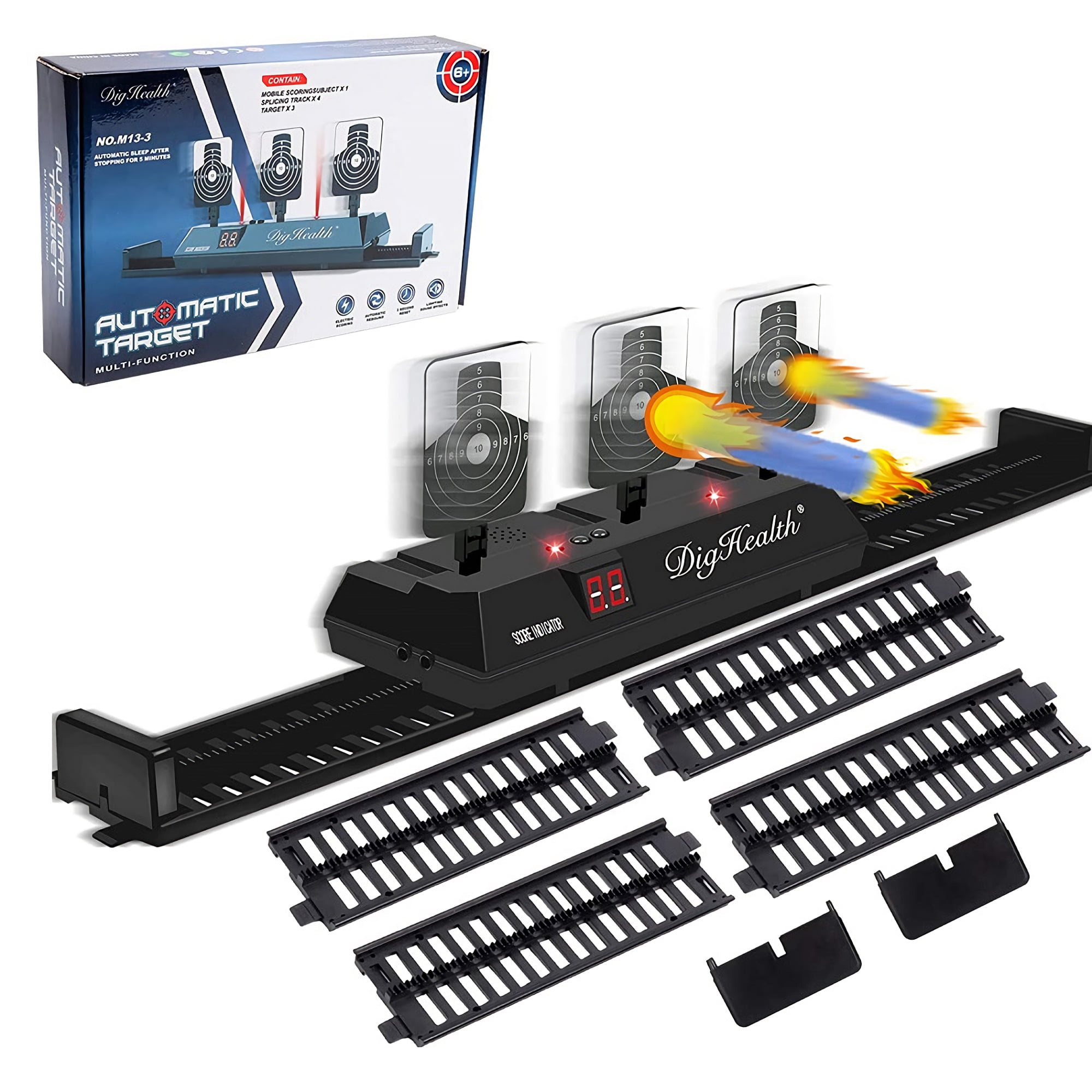 DigHealth Automatic Moving Target for Nerf Guns, Electronic Digital ...