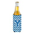 thumbnail image 2 of Carolines Treasures CJ1056-YMUK Letter Y Chevron Blue and White Ultra Beverage Insulators for slim cans  Slim Can, 2 of 2