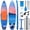 Dusk Blue, variant on SamaDally 11' x34'' Inflatable Stand Up Paddle Board - Ultra Stable Wide Paddle Boards of All Skill Levels, Full-Color Gradient Design, Anti-Slip EVA Deck with Premium Accessories