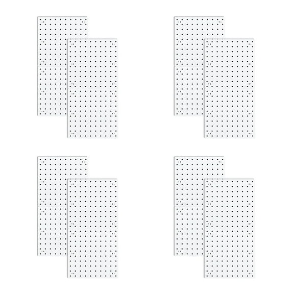 Pegboards, Pegboard Wall Organizer Panels, Peg Boards for Wall, Craft Room, Kitchen, Garage, Living Room,(16Pcs)