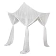 thumbnail image 3 of Canopée de Lit Carré Polyester Protection Efficace 4 Auvent d'Angle Durable pour la Maison Blanc, 3 of 6