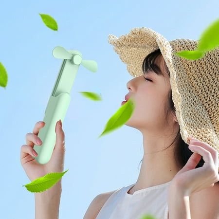 

Retractable Lipstick Fan Mini Portable Handheld Fan Outdoor Multi-Function Power Bank Portable Silent Cooler Easy To Handheld Fan Hand Fan Carry And Store When Fan Going Small Fan Out