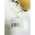 thumbnail image 4 of SET OF 2 Heart Ornaments - Beige Corduroy by CANVAS, 4 of 4
