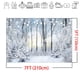 thumbnail image 5 of Fondo de fotografía personalizado de paisaje invernal con bosque nevado, copos de nieve congelados y decoraciones para fiestas, escenas de nieve invernales, paisajes naturales (2,1 x 1,5 m), 5 of 7