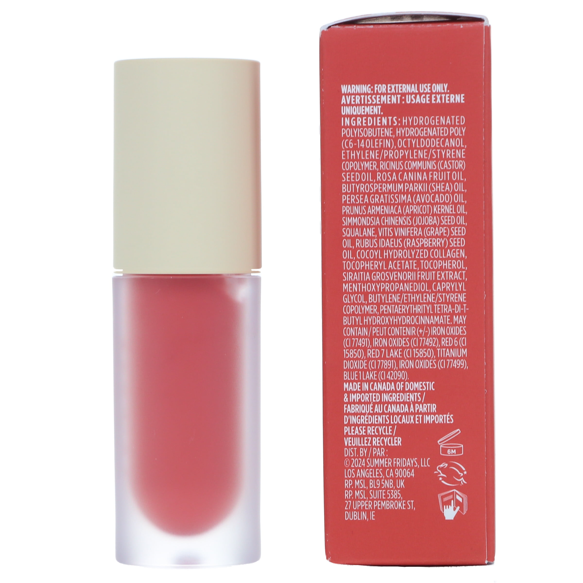 Summer Fridays Dream Lip Oil Blush Dreams 0.15 oz