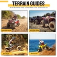 thumbnail image 2 of Ktaxon Set of 2 22x11-9 ATV All Terrain Tires, 6 Ply Tubeless Directional Knobby Trail Tires, 2 of 11