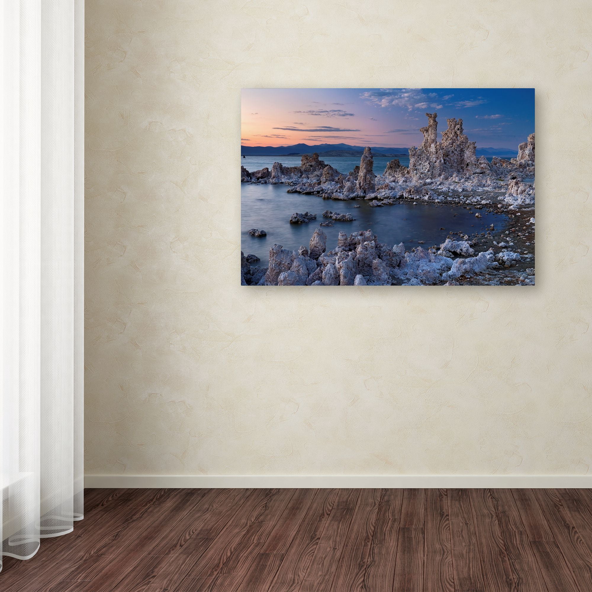 Trademark Fine Art 'Mono Lake South Tufa Dusk' Canvas Art by Mike Jones Photo