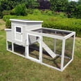 thumbnail image 2 of Farmhouse Luxury Wooden Chicken Coop with Integrated Run and Nesting Boxes, 2 of 7
