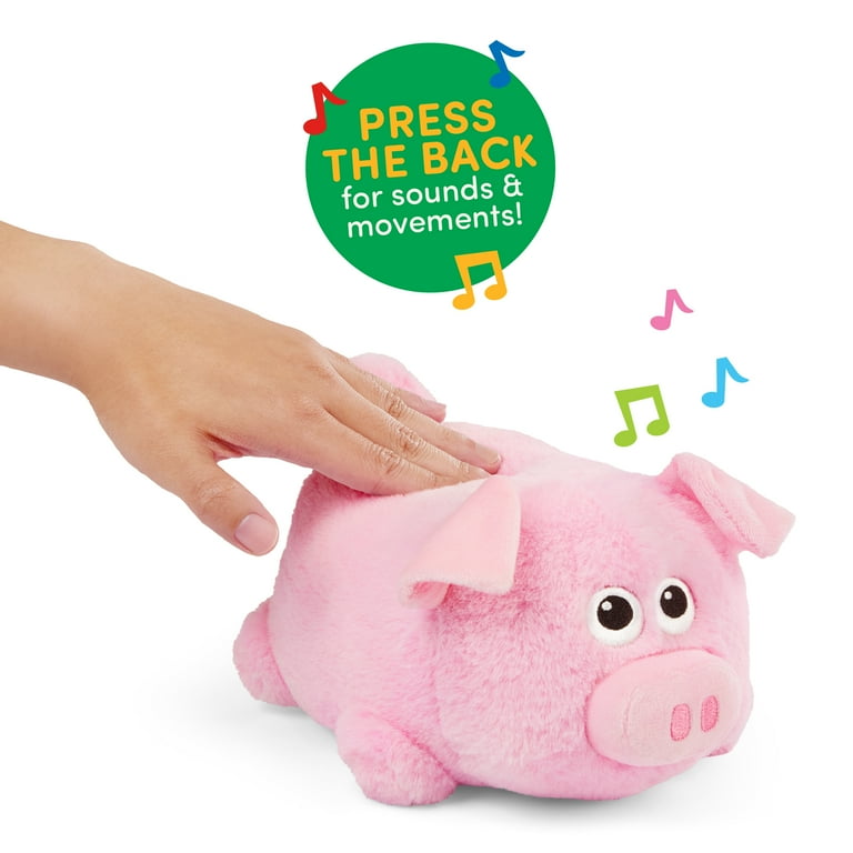 Battat Oink n' Waddle Pig Interactive Plush Walking Stuffed Animal