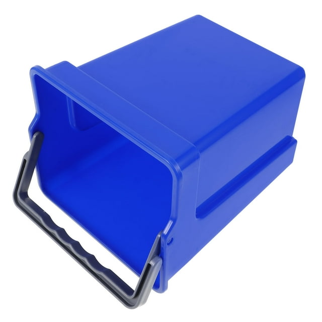 RUNROTOO Cubeta Multifuncional Plástica Con Asa Color Azul Para Limpieza En Casa