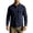 Navy, variant on MXALUOB Men's Corduroy Jackets Button Front Work Jacket with Flap Pockets Long Sleeve Textured Overshirt Regular Fit Casual Workwear