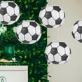 thumbnail image 4 of Farol decorativo con temática deportiva para fiesta de cumpleaños, farol con forma de balón de fútbol (30 cm), 4 of 7