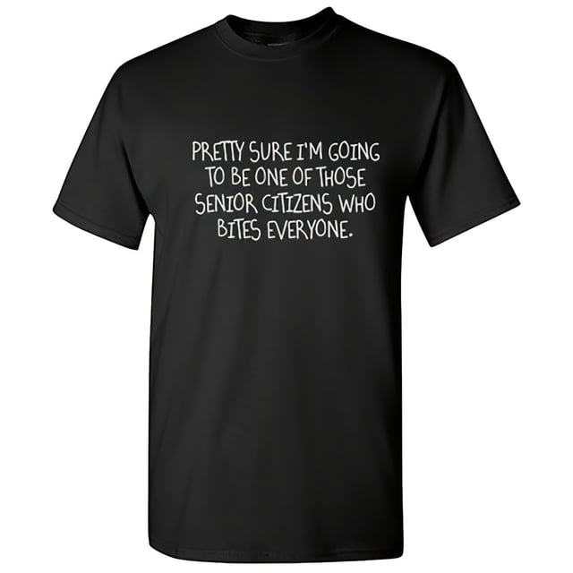 LocalWho Bites Everyone Sarcastic Cool Graphic Gift Idea Adult Humor Funny T-Shirt Outdoor Leisure Breathable All Seasons Unisex Tee, Open in New Tab.
