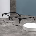 thumbnail image 1 of Gafas de sol con protección contra la luz azul para hombre, montura negra, para miopía, con montura de gafas graduadas, de moda para mujer, 1 of 4