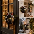 thumbnail image 4 of Metal Home Decoration, Gold Metal Christmas Jingle Bells 8 Inch Large Sleigh Bells Decoration For Tree Door Wreath Holiday Ornament Indoor, 4 of 7