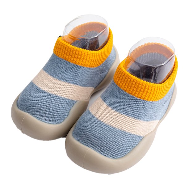 Zapatos de suelo para bebé, zapatos de invierno cálidos para interiores con suela suave