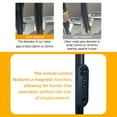 thumbnail image 2 of Adjustable 31W Half-Moon LED Floor Light with 3000K-6000K Color Range, Dimmable Brightness, Remote Control, and Phone Holder, Featuring a Compact Foldable Design and 360° Rotatable Lamp for Vlogging, 2 of 6
