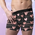 thumbnail image 4 of Men's Valentine's Day Printed Boxer Briefs Breathable Close Fitting Comfortable Underwear with Elastic Waistband, 4 of 7