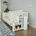 thumbnail image 2 of Ada Home Decor Furniture White 3 Tier Scovel Modern Side Table, 2 of 5