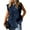 Navy blue, variant on Women's Sleeveless Sweater Vest with Button Up Cable Knit Crew Neck Trendy Casual Loose Summer Cardigan