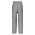 thumbnail image 2 of TiaoBug Kids Boys Formal Dressy Suit Pants School Uniform Pant Casual Trousers Gray 140, 2 of 7