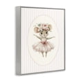 thumbnail image 2 of Stupell Industries Cottage Nursery Ballerina Mouse Striped Gray Framed Giclee Art, 16 x 20, by LSR Design Studio, 2 of 8