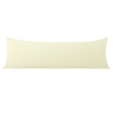Flxxie Soft Microfiber, 1 Pack 20x54 inches Body Pillowcase, Ivory