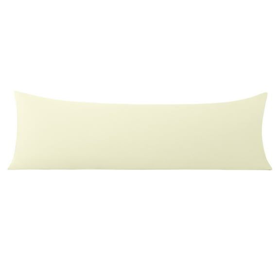Flxxie Soft Microfiber, 1 Pack 20x54 inches Body Pillowcase, Ivory