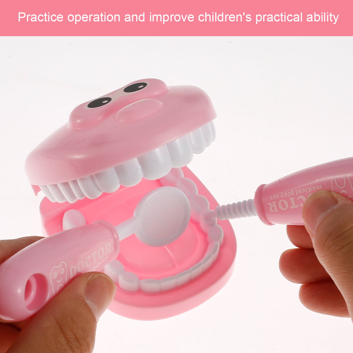 9pcs Kids Dentist Play Set Simulation Dentist Model Role Play Toy ☆