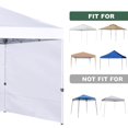 thumbnail image 4 of Paneles laterales para toldo plegable 3x3 m, 99% impermeables y protección UV, 4 of 7