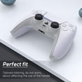 thumbnail image 2 of PS5 Controller Replacement Shell,DIY Shell Decorative Strip for PS5 Dualsense Controller(Silver), 2 of 6