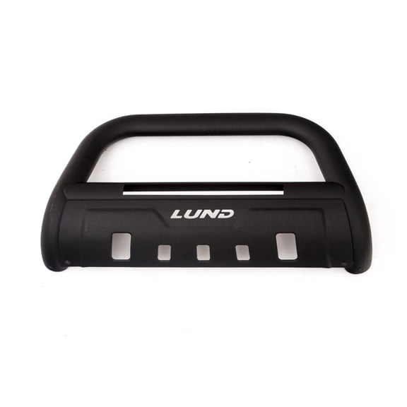 Lund 47121216 Black Steel Bull Bar with Integrated LED Light Bar for 2019 Silverado 1500