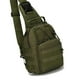 thumbnail image 2 of Bolsa de pecho táctica, bandolera , bandolera con bandolera ajustable para viajes, senderismo libre - solido Verde solido, 2 of 2