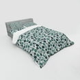 thumbnail image 2 of Ambesonne Tropical Bedding Set 4 Pcs, Ink Paint Leaves Dots, Queen, Multicolor, 2 of 2