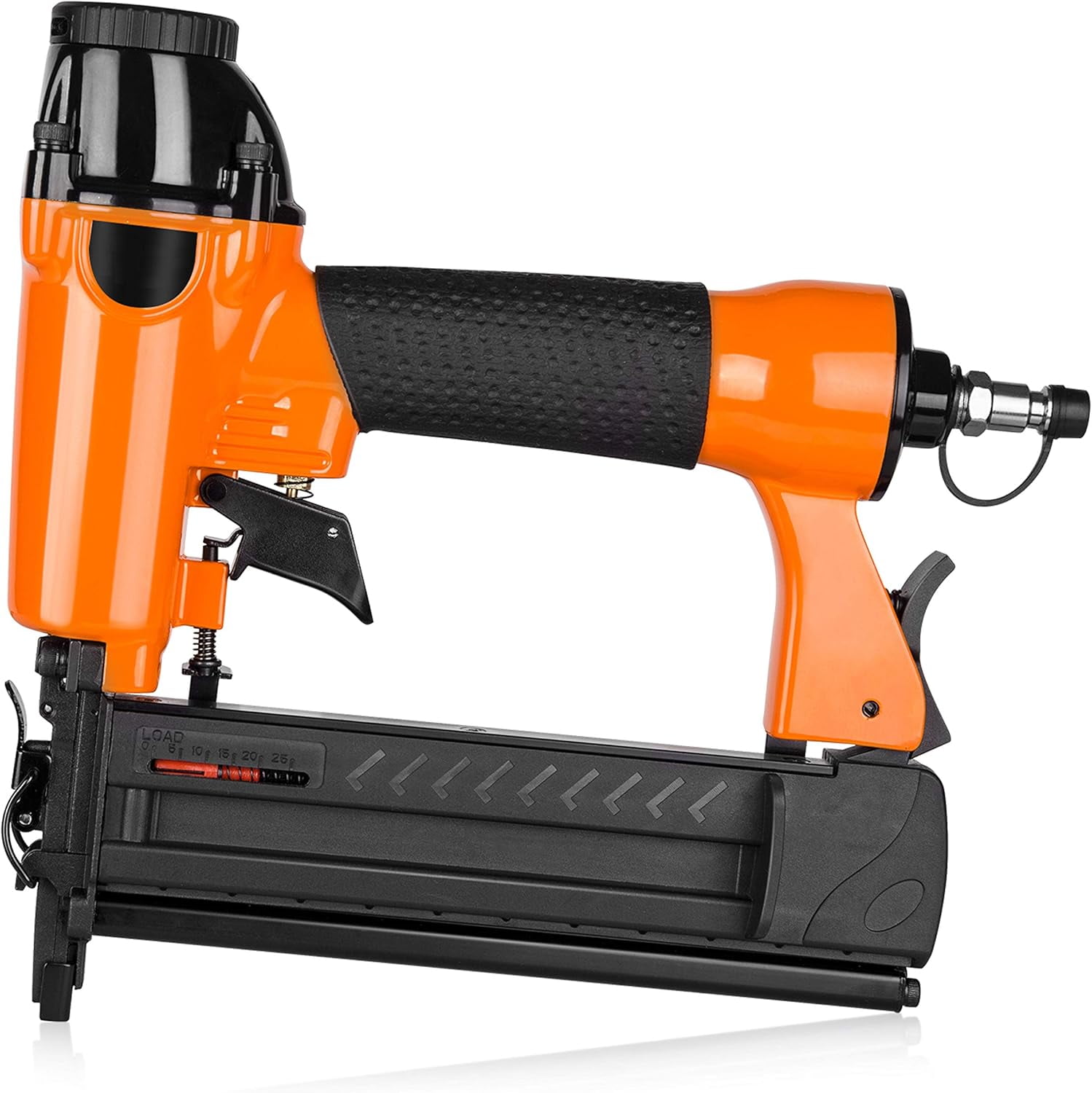 Pneumatic Brad Nailer, 2 in 1 Nail Gun Staple Gun Fires 18 Gauge 2 Inch Brad Nails and Crown 1-5/8 inch Staples with Carrying Case and Safety Glasses