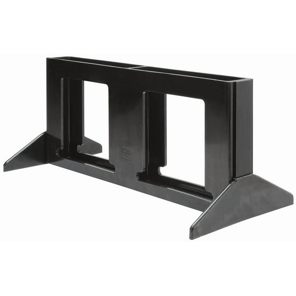 FallLine Snowboard XL Rack Free Standing Polyurethane Black 34.375" x 14.75" x 17" Holds 4 Snowboards Base-to-Base