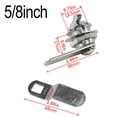 thumbnail image 3 of 2 Pcs Loquet de Compartiment Décentré à Commande par Pouce pour Cam, pour VR, pour Marine, 3 of 8