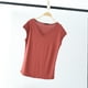thumbnail image 4 of mfyjkho Tops Casuales Para Mujer, Blusas De Moda Para Mujer, De Color Liso, Con Cuello En V Y Manga Corta Tops Y Blusas Para Mujer Xxl, 4 of 4