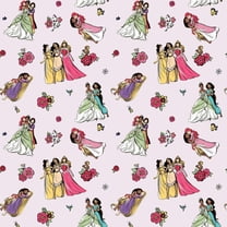 Princess Floral and Friends Cotton Fabric