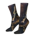 thumbnail image 1 of Balery Ball Phyton Snake Calcetas Largas con Estampado para Hombre y Mujer – Suaves y Transpirables, Talla Única (US 5-11), 1 of 6