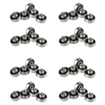 thumbnail image 1 of 40 Pcs 608- Roulement Intégré pour Longboard Roulement à Roues de Planche à Roulettes Roulement à Roulettes en Ligne 8X22X12.6mm, Noir, 40 x Roulements de Planche à Roulettes, Noir, 1 of 4
