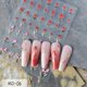 thumbnail image 4 of 3 Sheets Tulip Embossed Floral Nail Stickers Self-Adhesive DIY Design Fashion Decoration Accessories for Women Girls Kids Flower Nail Art Stickers Cut, 4 of 4