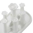 thumbnail image 3 of Feiqiong PP Estante de almacenamiento de cocina Taza Tazas de café Estante de secado Colgador de drenaje de vidrio de escritorio Soporte Organizadores de utensilios de cocina blanco 24*15.5*10 cm Yuarrent JJ21222-04, 3 of 6