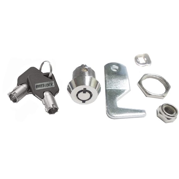 Cerradura para caja de herramientas M Lock Homak con 2 llaves, leva de 1,1"