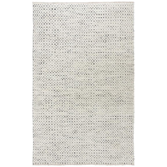Alora Decor Monarch 8'6" x 11'6" Basket weave Gray/Ivory Hand Woven Area Rug
