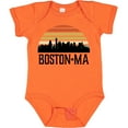 thumbnail image 3 of Inktastic Boston Massachusetts Skyline Sunset Boys or Girls Baby Bodysuit, 3 of 5