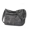 thumbnail image 2 of Daily Qaailabf Multi Functional Large Capacity Shoulder Bag Leisure Large Capacity Shoulder Bag Washed Leather Crossbody Bag Fashionable Mom Bag, 2 of 2