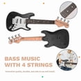 thumbnail image 5 of Juguete de Guitarra 17 Pulgadas para NiñOs, Instrumentos Musicales EléCtrica 4 Cuerdas Instrumento ElectróNico PortáTil,A, 5 of 5