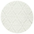 thumbnail image 4 of SAFAVIEH Micro-Loop Linton Damask Trellis Wool Area Rug, Beige, 5' x 5' Square, 4 of 6