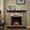 Tan, variant on FESTIVO 36 in. Freestanding Electric Fireplace in Gray
